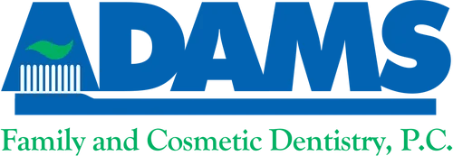 adams family and cosmetic dentistry logo